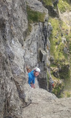 2018 12 Neil Mc below the final ramp on The Nazgul