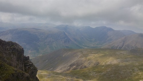 2018 13 Looking towards Mosedale from Scafell Crag